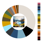 Colour wheel / palette