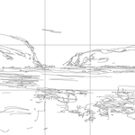 Line drawing with grid