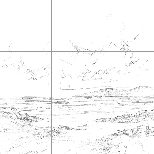 Sketch with grid