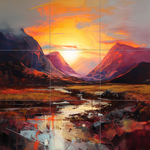 Painting with grid