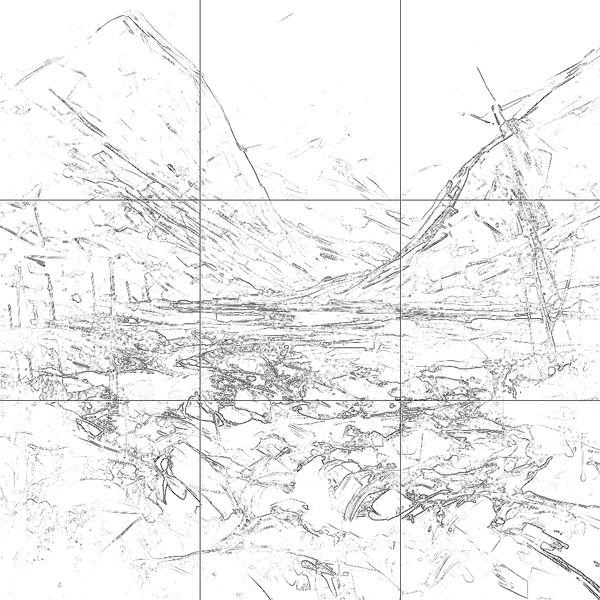 Sketch with grid