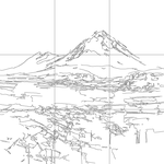 Line drawing with grid