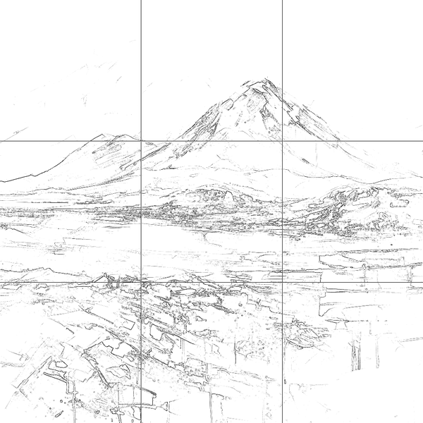 Sketch with grid