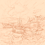 Sepia sketch