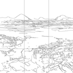 Line drawing with grid