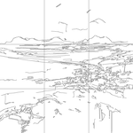 Line drawing with grid