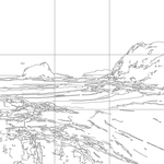 Line drawing with grid