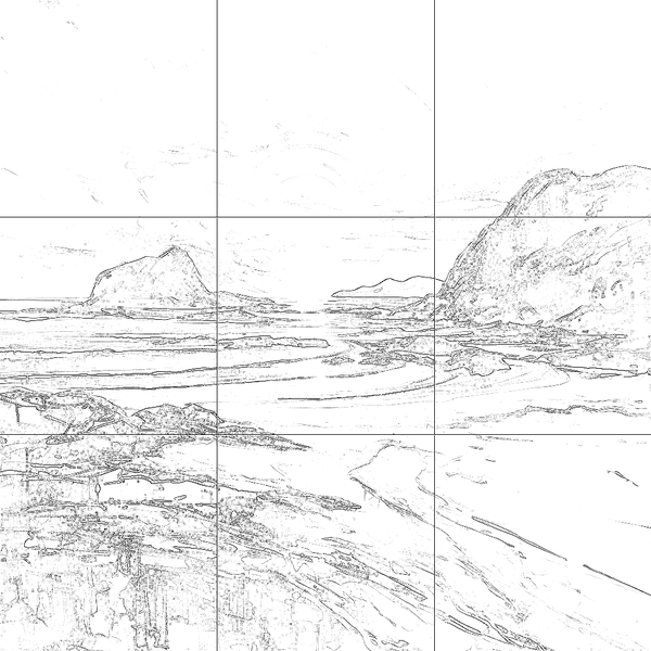 Sketch with grid