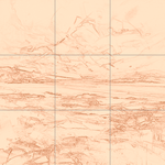 Sepia sketch with grid