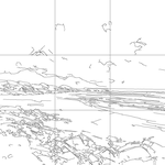 Line drawing with grid