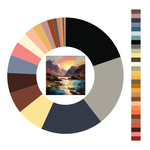 Colour wheel / palette