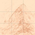 Sepia sketch with grid