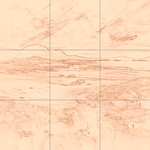 Sepia sketch with grid