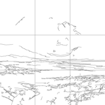 Line drawing with grid