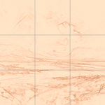 Sepia sketch with grid