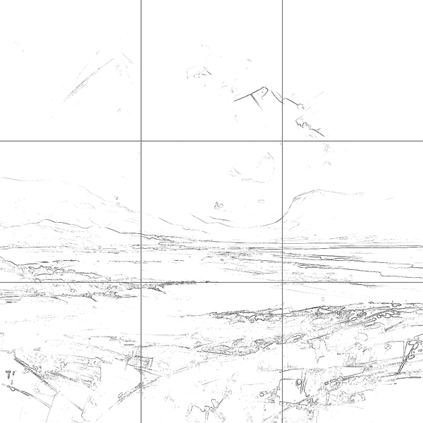 Sketch with grid