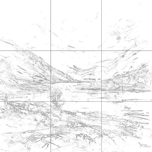 Sketch with grid