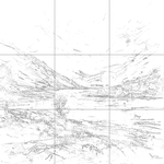 Sketch with grid