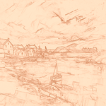 Sepia sketch