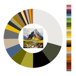 Colour wheel / palette