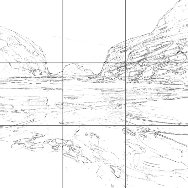 Sketch with grid