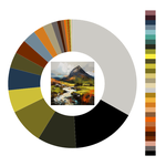 Colour wheel / palette