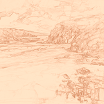 Sepia sketch