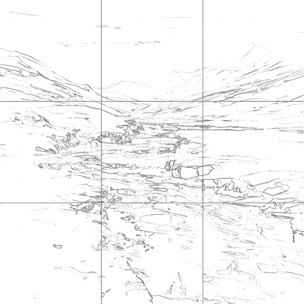 Sketch with grid