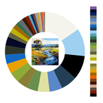 Colour wheel / palette