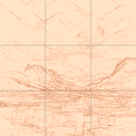 Sepia sketch with grid