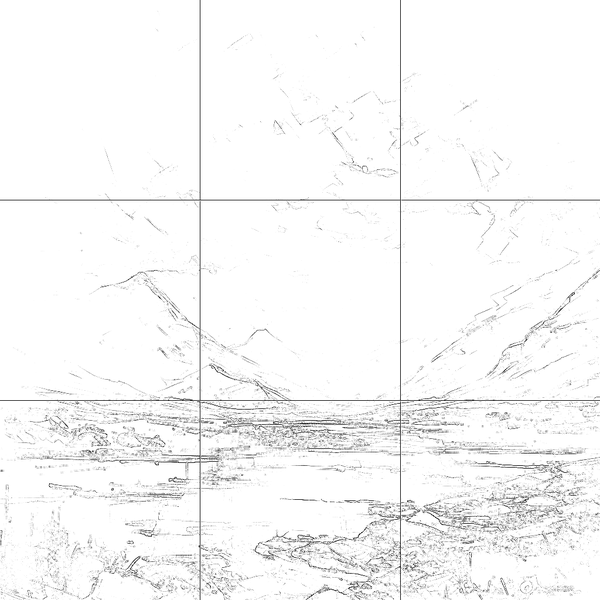 Sketch with grid