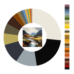 Colour wheel / palette