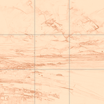 Sepia sketch with grid