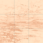 Sepia sketch with grid