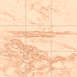 Sepia sketch with grid