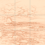 Sepia sketch with grid