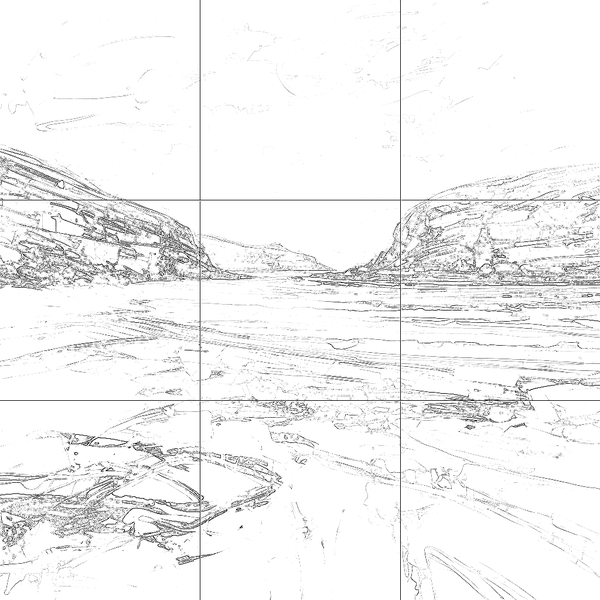 Sketch with grid