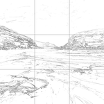 Sketch with grid