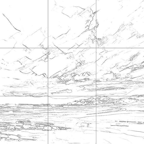 Sketch with grid