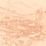 Sepia sketch