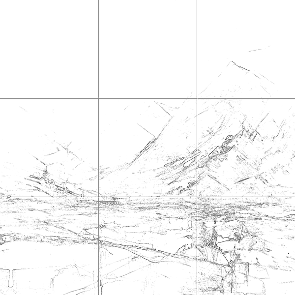 Sketch with grid
