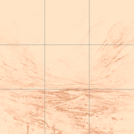 Sepia sketch with grid