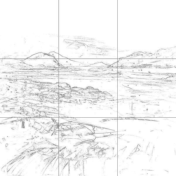 Sketch with grid