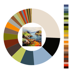 Colour wheel / palette