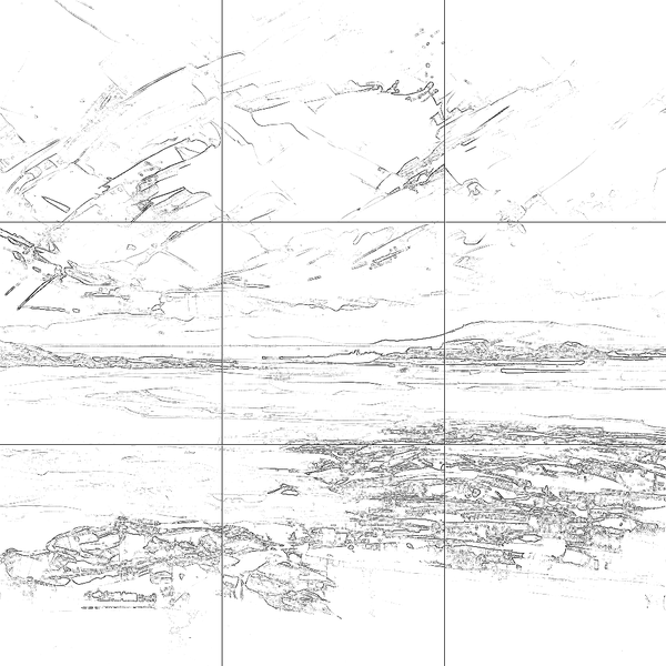 Sketch with grid