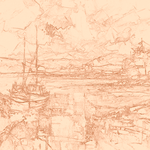 Sepia sketch