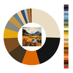 Colour wheel / palette