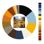 Colour wheel / palette