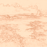 Sepia sketch