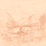 Sepia sketch